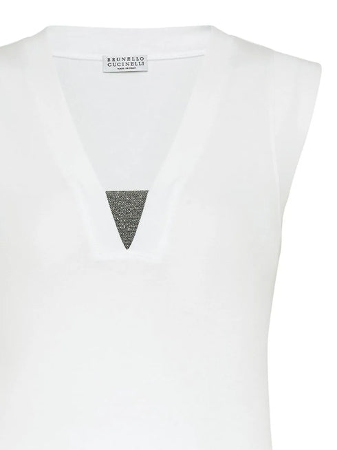 V-neck tank top